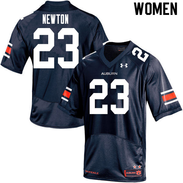 Auburn Tigers Women's Caylin Newton #23 Navy Under Armour Stitched College 2020 NCAA Authentic Football Jersey HEY0274SC